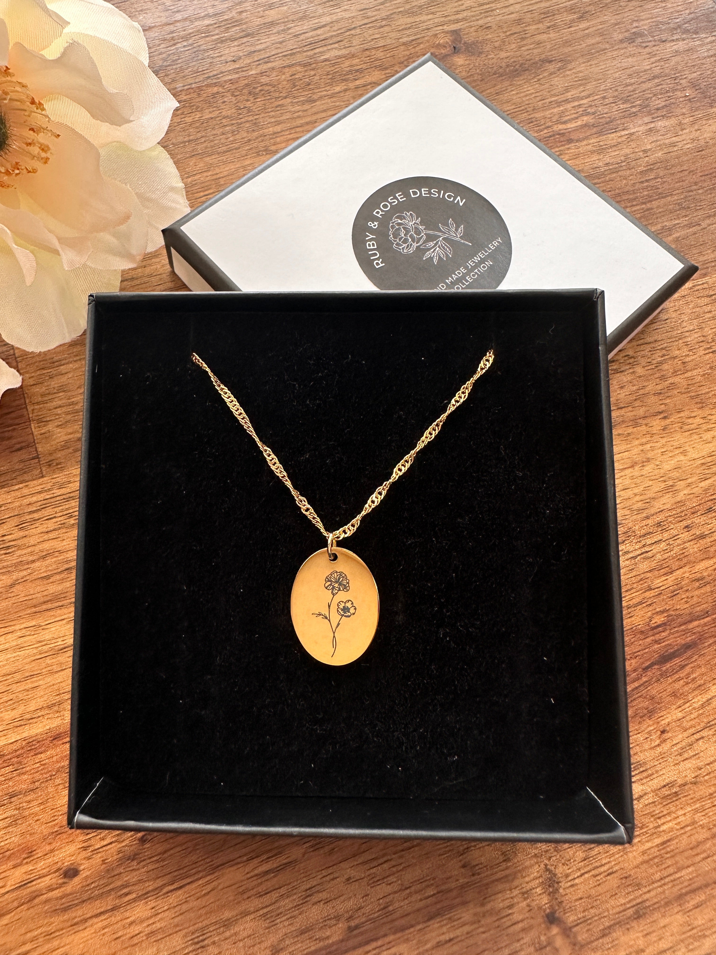 Birth Flowers Necklaces